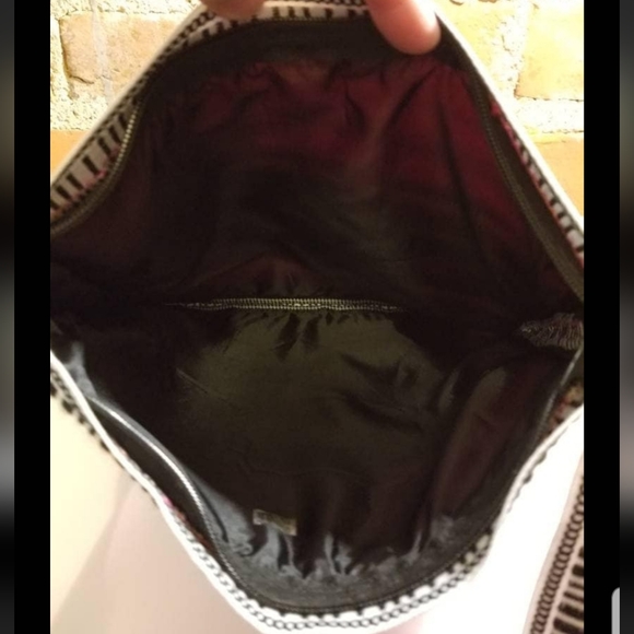 PUERTO RICO COLORFUL WOVEN PURSE WESTERN DOLPHIN PALM TREES MEXICAN PIANO PINK - Picture 6 of 7